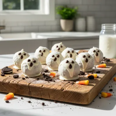 Ghost Oreo Truffles: Spooky Sweet Treat