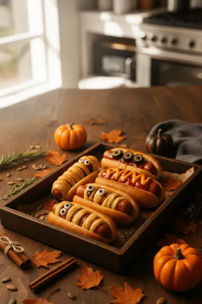 Halloween Air Fryer Hot Dogs: Spooky & Easy!