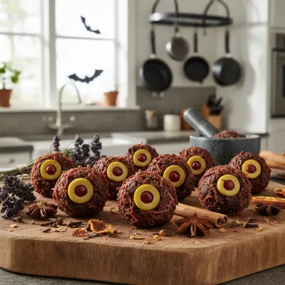 Jerked Beef Halloween Snack Eyeballs Recipe