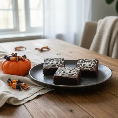Halloween Brownies: Spooktacular Recipe - ready to serve