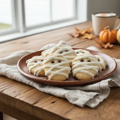 Halloween Mummy Cookies: Spooky & Cute! - ready to serve