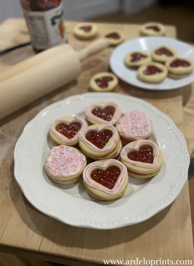 Heart Cookies Recipe for a Festive Occasion - ready to serve