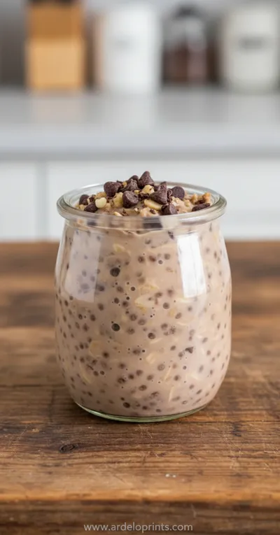 High Protein Chocolate Overnight Oats Recipe