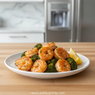 High-Protein Honey Garlic Shrimp