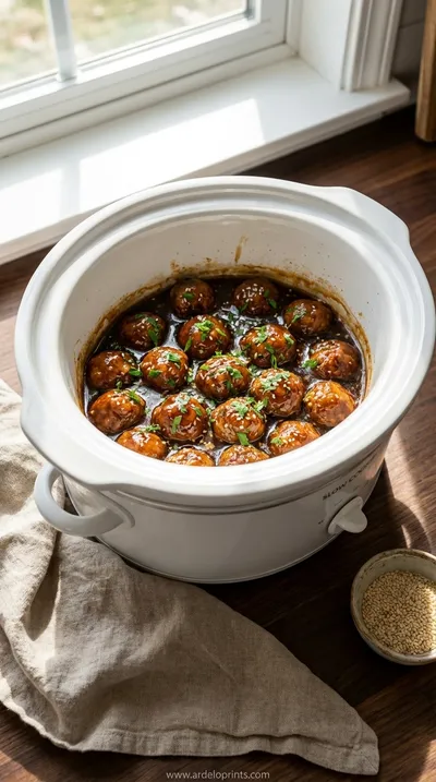 Slow Cooker Honey Garlic Meatballs: Irresistible Recipe