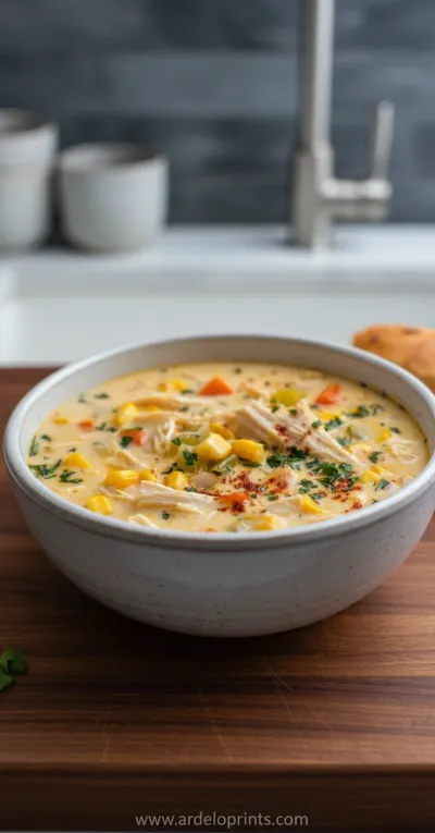 Crockpot Chicken Corn Chowder: Easy Recipe