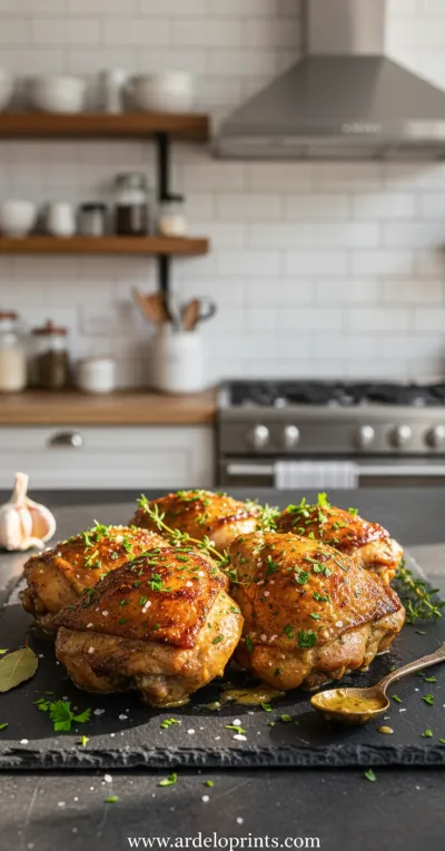 Slow Cooker Chicken Thighs: Easy Recipe
