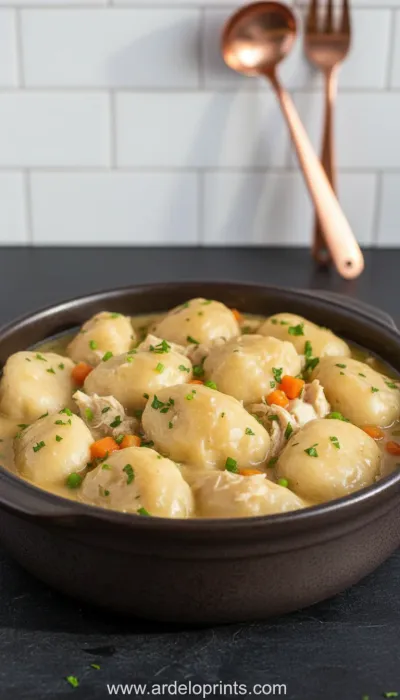 Easy Slow Cooker Chicken Dumplings Recipe