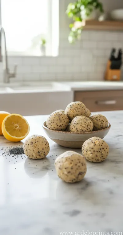 Lemon Poppy Seed Energy Bites