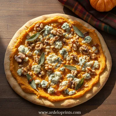 Autumn Naan Pizzas