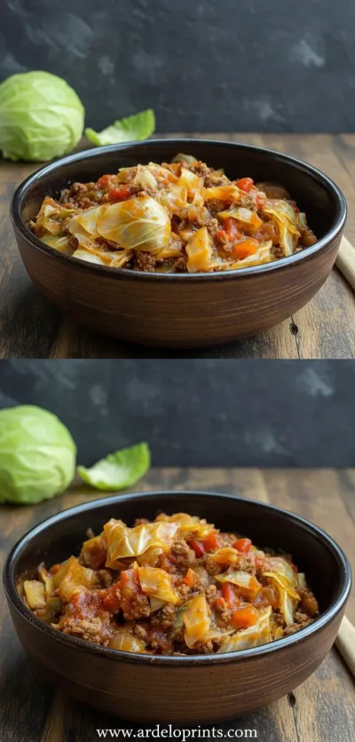 Slow Cooker Unstuffed Cabbage Rolls