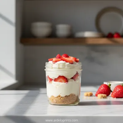 No Bake Cheesecake For One: Low-Calorie Dessert