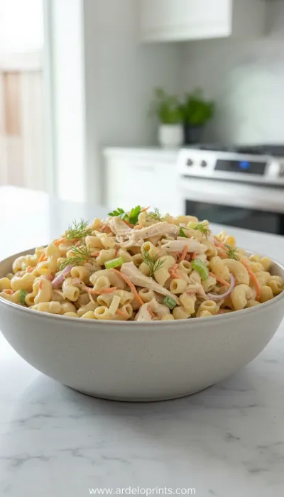 Chicken Pasta Salad Recipe: Creamy & Delicious
