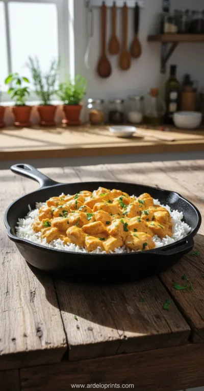 Creamy Smothered Chicken and Rice