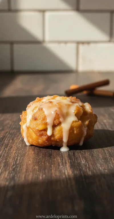 Apple Fritters: Soft, Sweet & Glazed