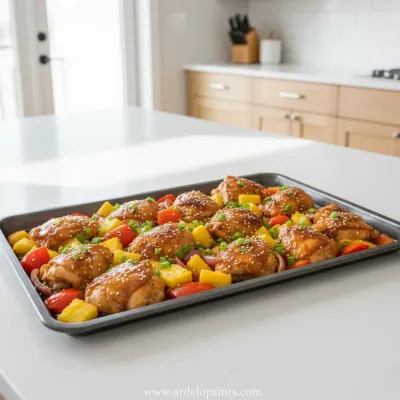 Hawaiian Chicken Sheet Pan Recipe