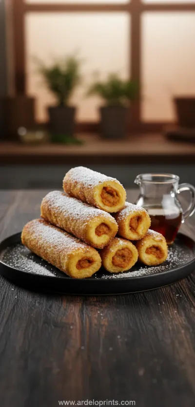 Pumpkin French Toast Roll Ups Recipe - ready to serve