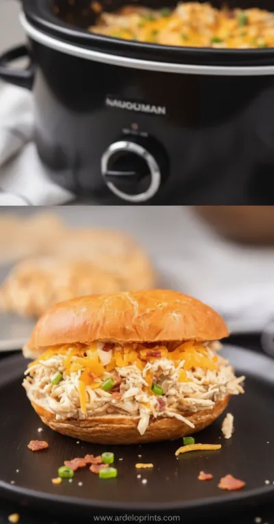 Slow Cooker Crack Chicken: Easy Dinner - ready to serve