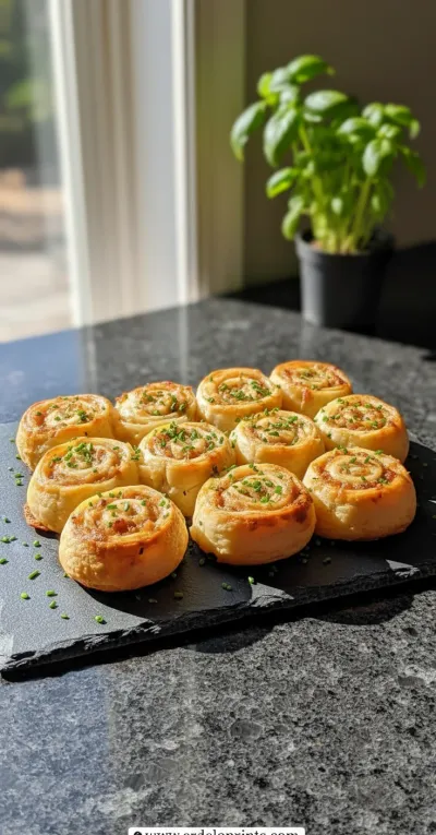 Crack Chicken Pinwheels: Delicious Recipe - ready to serve