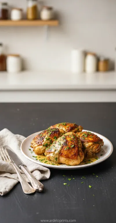 Slow Cooker Chicken Thighs: Easy Recipe - ready to serve