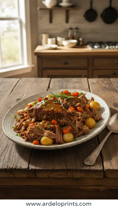 Easy Crockpot Pulled Chicken for Busy Nights - ready to serve