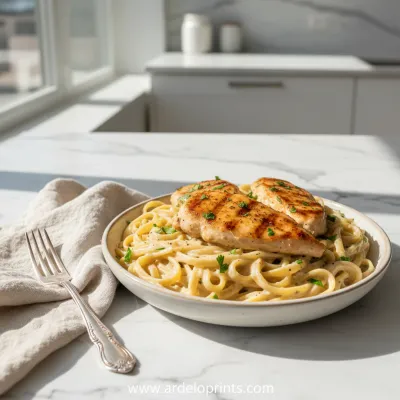 Creamy Garlic Parmesan Chicken Recipe - ready to serve