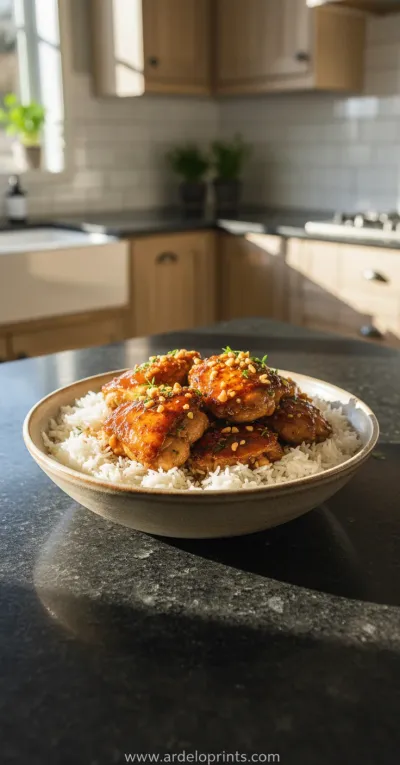 Crockpot Honey Garlic Chicken: Easy Recipe - ready to serve