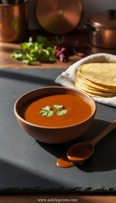 Easy Red Enchilada Sauce: 15 Minute Recipe - ready to serve