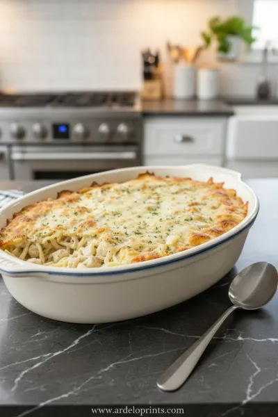 Chicken Tetrazzini: The BEST Recipe - ready to serve