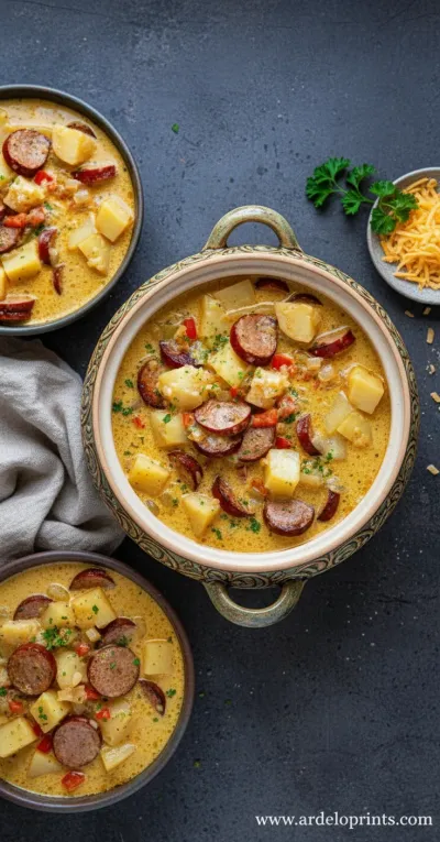 Cajun Potato Soup Recipe - ready to serve
