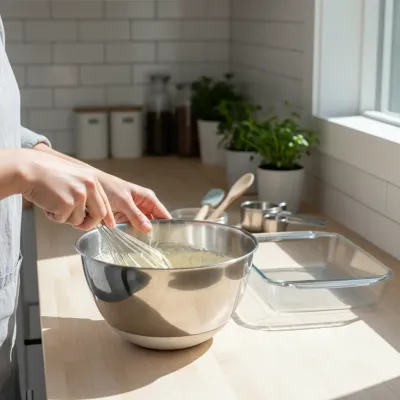 Delightful Sugar Free Yogurt Cake - cooking process
