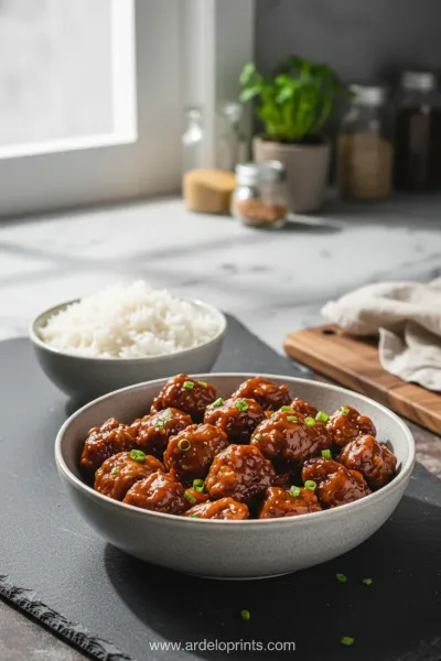 Easy Crockpot General Tso's Chicken Recipe - ready to serve