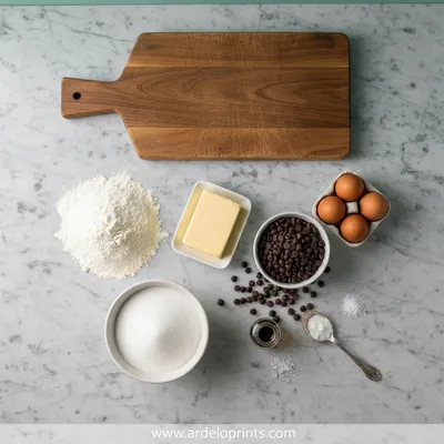Inside Out Chocolate Chip Cookies - cooking process