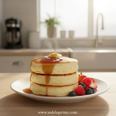 Japanese Fluffy Pancakes Recipe