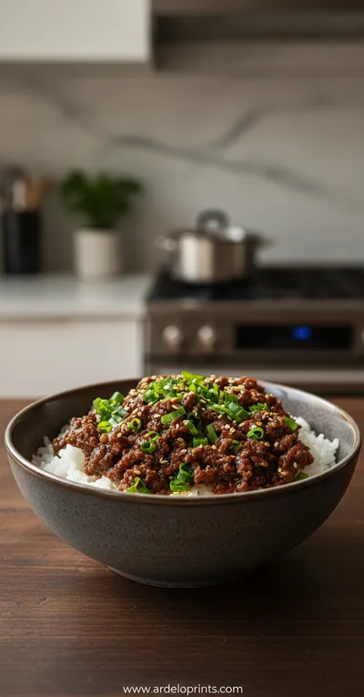 Korean Ground Beef Bowl