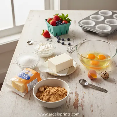 Mini Cheesecakes Recipe - cooking process
