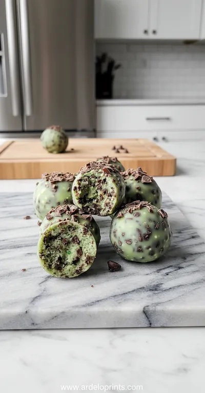 Mint Chocolate Chip Protein Balls Recipe