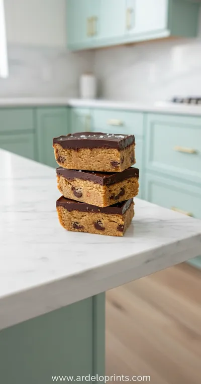 No Bake Cookie Dough Bars – Healthy Gluten‑Free Vegan