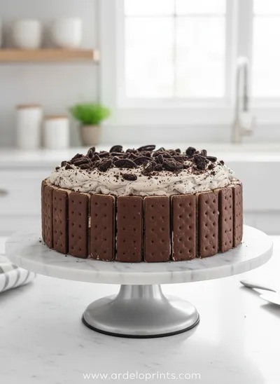 No Bake Oreo Ice Cream Cake