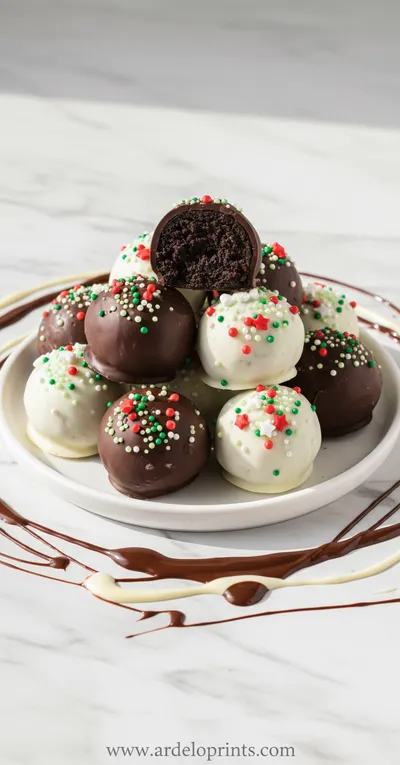 Delicious Oreo Truffles: Easy No-Bake Dessert Recipe - ready to serve