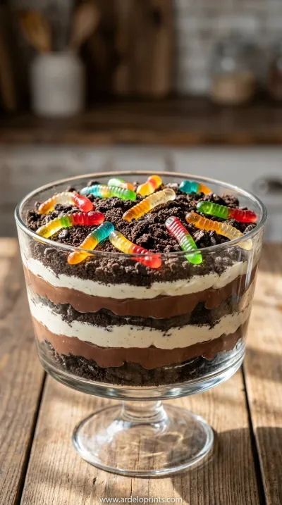 Oreo Dirt Dessert: Fun & Yummy Recipe - ready to serve