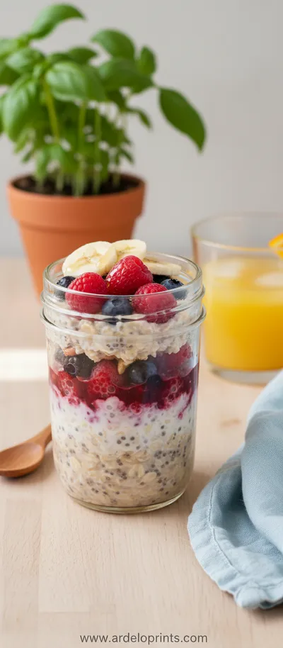 Overnight No-Cook Refrigerator Oatmeal