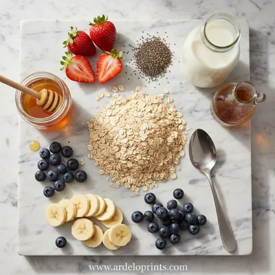 Overnight Oats Recipe – Easy Healthy Breakfast - cooking process