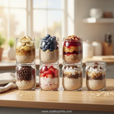 Easy Overnight Oats Recipes with 6 Delicious Flavors