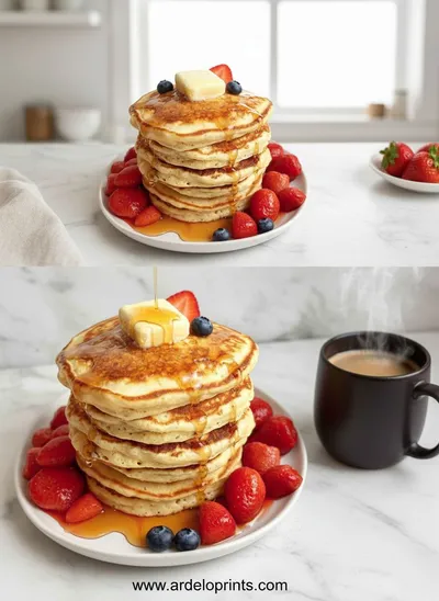 Best Pancakes From Scratch - ready to serve