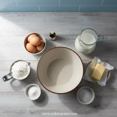 Fluffy Pancakes Recipe - cooking process