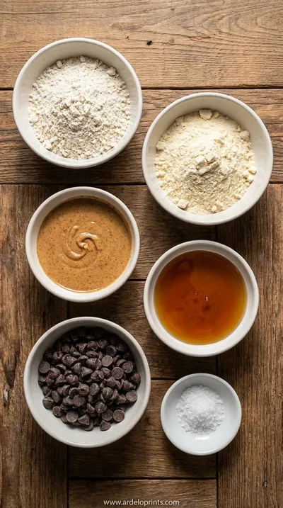 Healthy Protein Cookie Dough: Easy Recipe - ingredients preparation