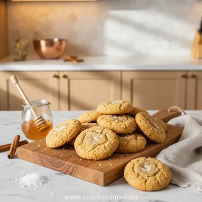 Salted Honey Cinnamon Cookies