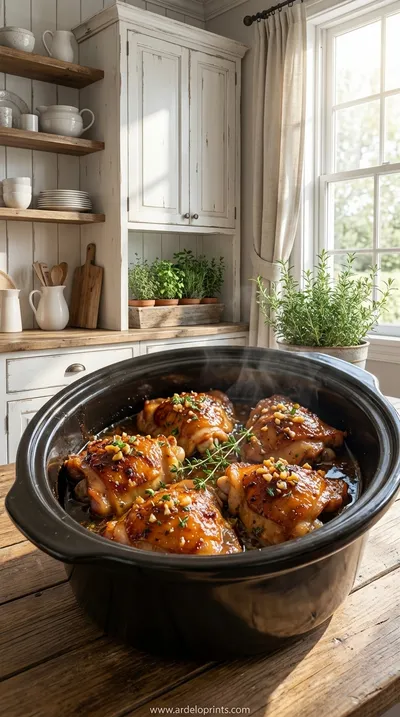 Slow Cooker Brown Sugar Garlic Chicken Recipe
