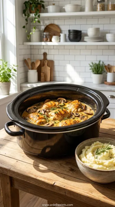 Slow Cooker Garlic Butter Chicken: Easy Dinner